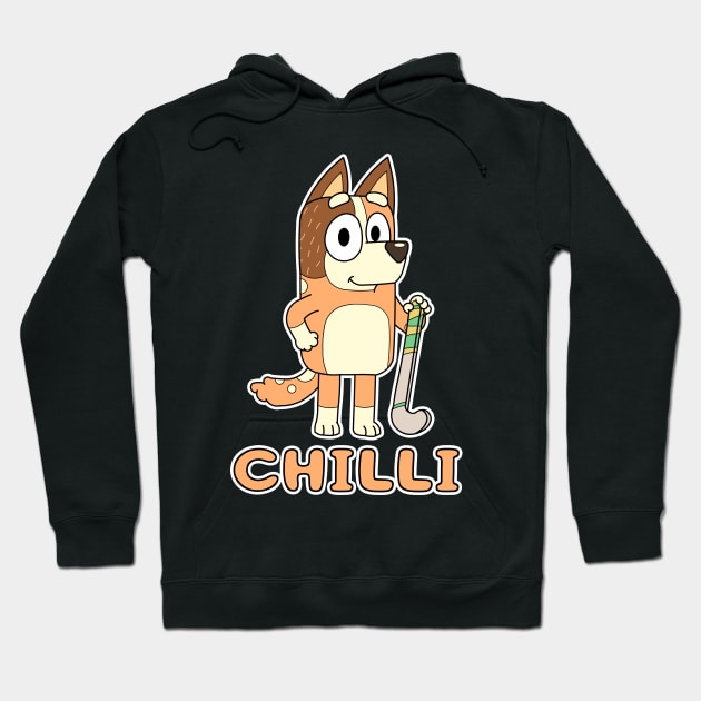 Chilli Heeler Hoodie by Fazar.Sisadboy